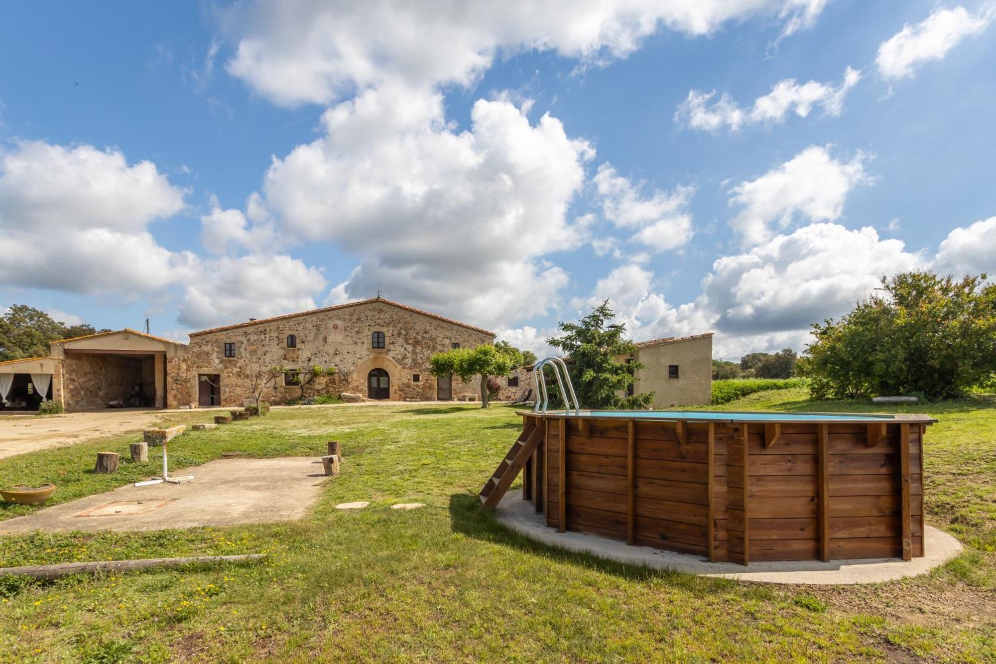 La Pahissa De Can Abras Casa Rural Gerona Exterior foto